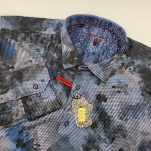 Visconti Black Mens 3XLB Long Sleeve Button Up Knit Wear Shirt